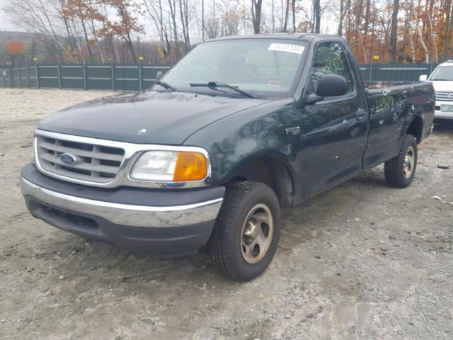 2FTRF18254CA89144 - 2004 FORD F-150 HERI GREEN photo 2