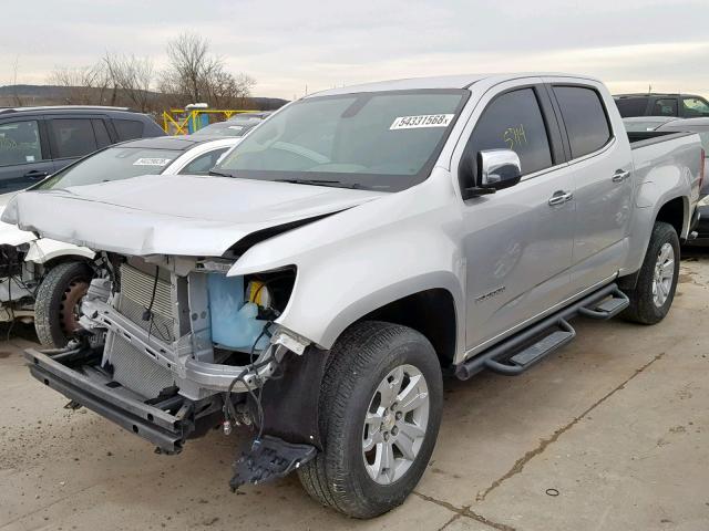 1GCGSCE31G1200886 - 2016 CHEVROLET COLORADO L SILVER photo 2