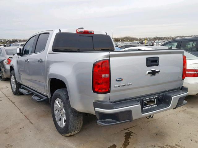 1GCGSCE31G1200886 - 2016 CHEVROLET COLORADO L SILVER photo 3