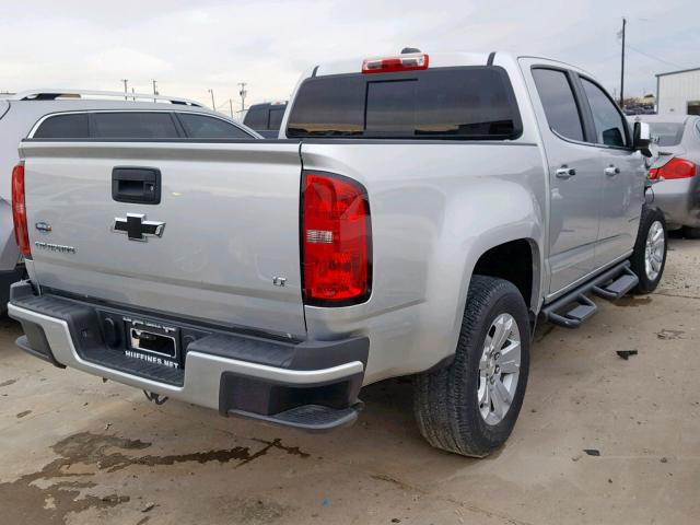 1GCGSCE31G1200886 - 2016 CHEVROLET COLORADO L SILVER photo 4