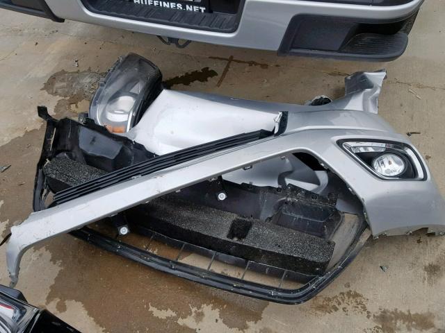 1GCGSCE31G1200886 - 2016 CHEVROLET COLORADO L SILVER photo 9