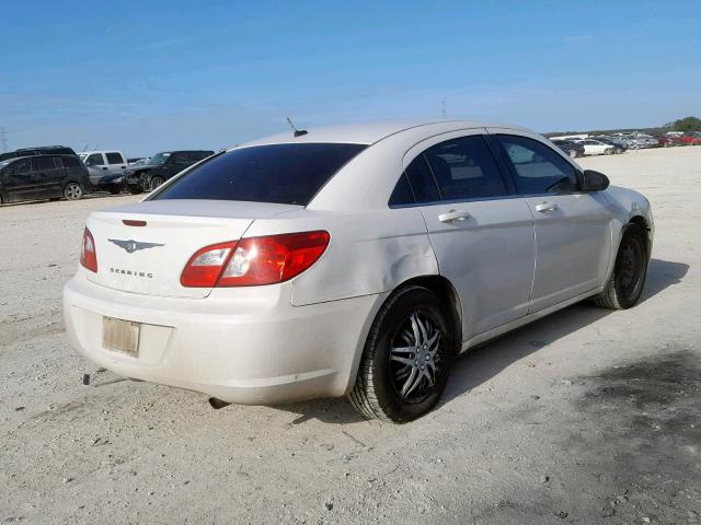 1C3LC46K48N244368 - 2008 CHRYSLER SEBRING LX WHITE photo 4