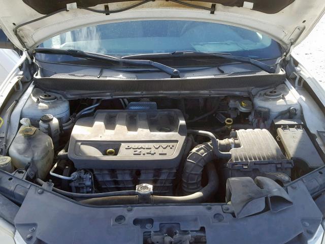 1C3LC46K48N244368 - 2008 CHRYSLER SEBRING LX WHITE photo 7