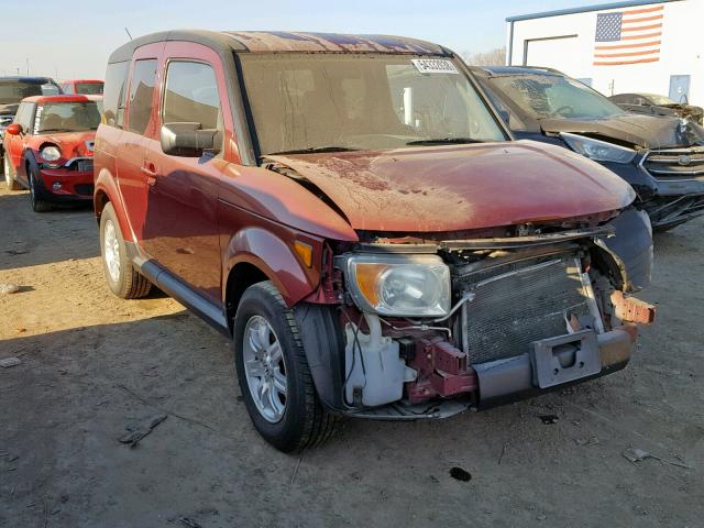 5J6YH27766L000113 - 2006 HONDA ELEMENT EX RED photo 1