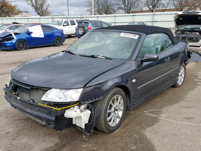 YS3FD75Y346005078 - 2004 SAAB 9-3 GRAY photo 2