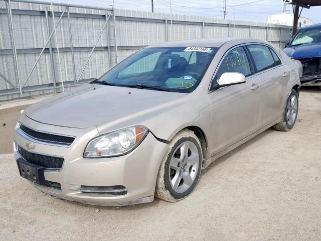 1G1ZH57B394266485 - 2009 CHEVROLET MALIBU 1LT თაფლისფერი ფოტო 2