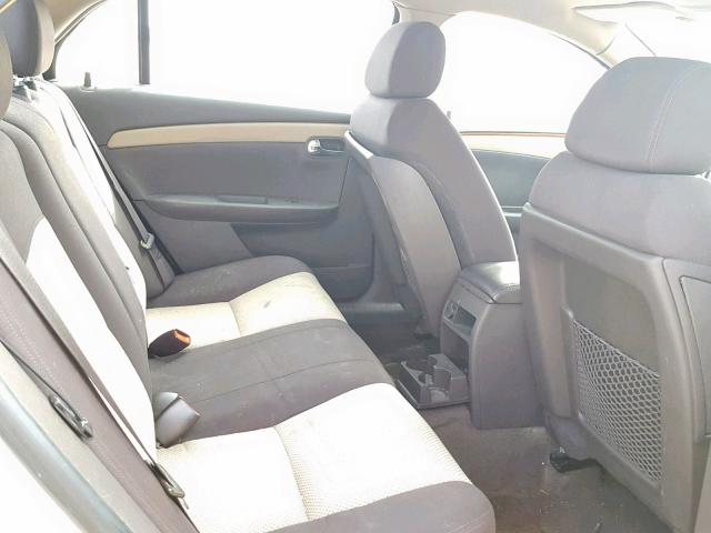 1G1ZH57B394266485 - 2009 CHEVROLET MALIBU 1LT თაფლისფერი ფოტო 6