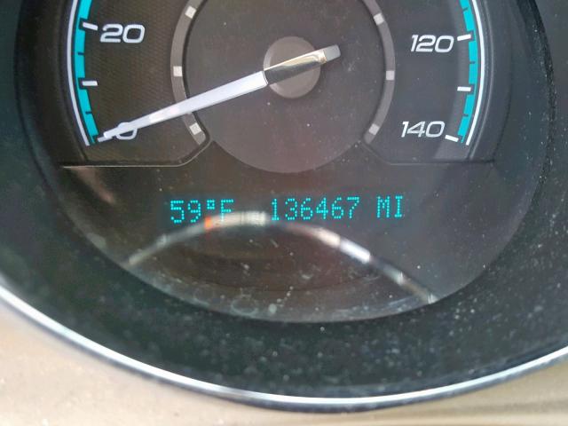 1G1ZH57B394266485 - 2009 CHEVROLET MALIBU 1LT თაფლისფერი ფოტო 8