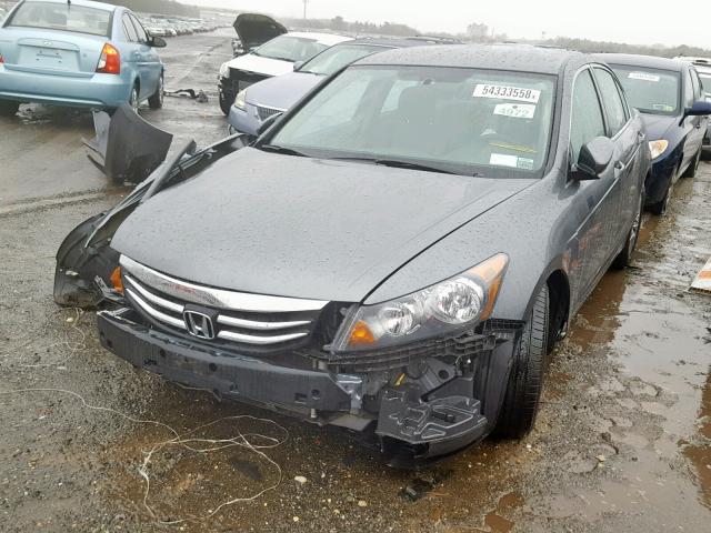 1HGCP2F4XCA021579 - 2012 HONDA ACCORD LXP GRAY photo 2