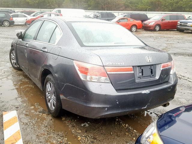 1HGCP2F4XCA021579 - 2012 HONDA ACCORD LXP GRAY photo 3