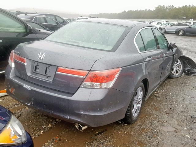 1HGCP2F4XCA021579 - 2012 HONDA ACCORD LXP GRAY photo 4