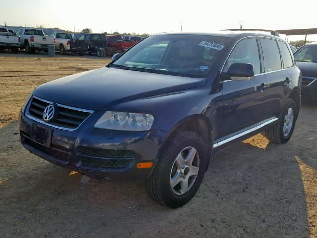 WVGBC67L34D031076 - 2004 VOLKSWAGEN TOUAREG 3. BLUE photo 2