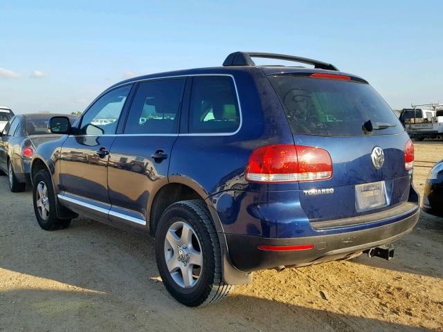 WVGBC67L34D031076 - 2004 VOLKSWAGEN TOUAREG 3. BLUE photo 3