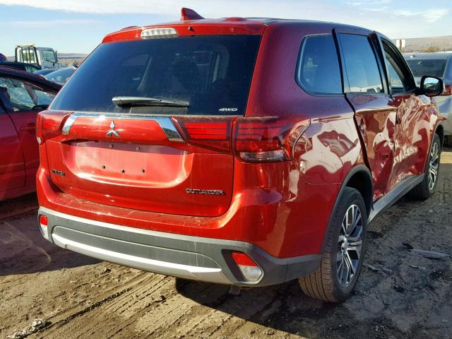 JA4AZ3A39JZ042419 - 2018 MITSUBISHI OUTLANDER MAROON photo 4