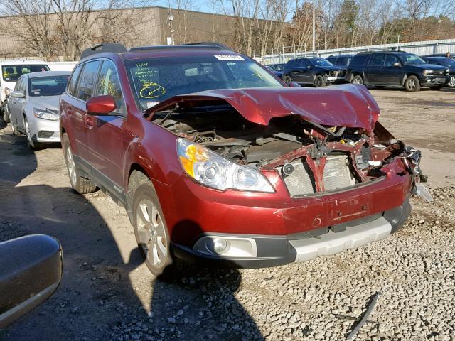 4S4BRDLC8C2200107 - 2012 SUBARU OUTBACK 3. MAROON photo 1