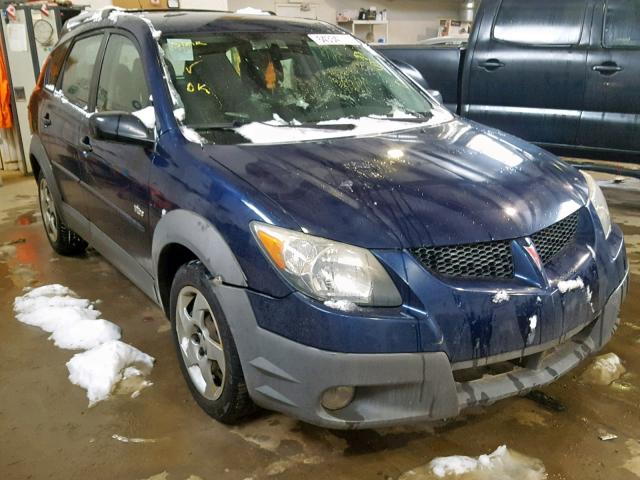 5Y2SL64833Z445139 - 2003 PONTIAC VIBE BLUE photo 1