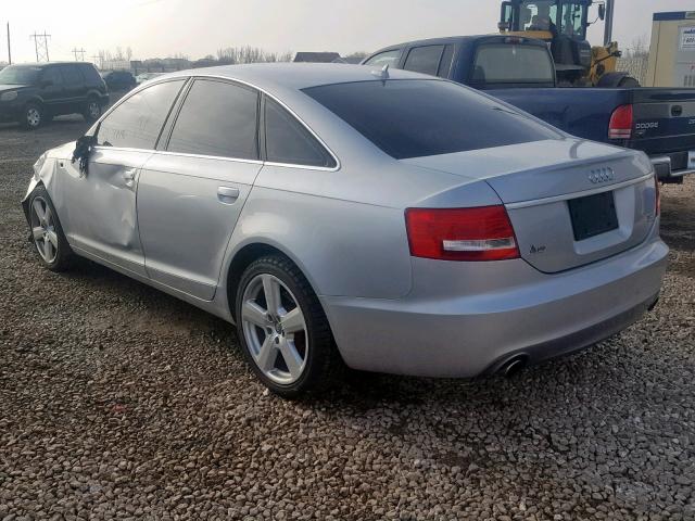 WAUDH74F98N162531 - 2008 AUDI A6 3.2 QUA SILVER photo 3