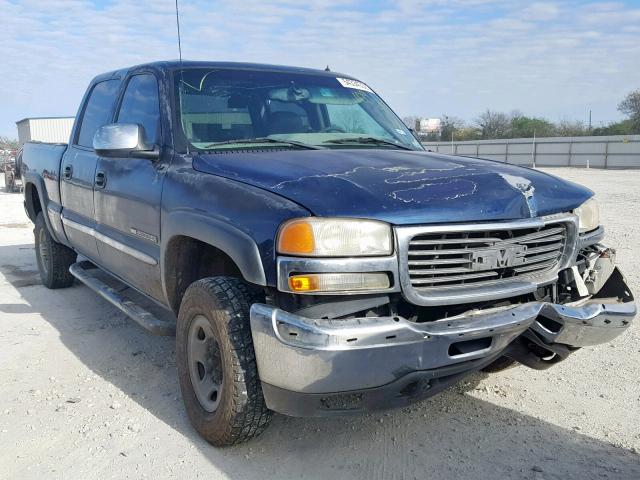 1GTHC23U52F109395 - 2002 GMC SIERRA C25 BLUE photo 1