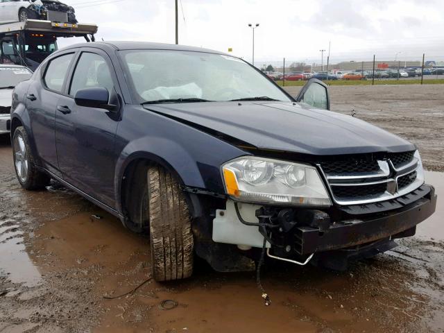 1B3BD2FG2BN572322 - 2011 DODGE AVENGER LU BLUE photo 1