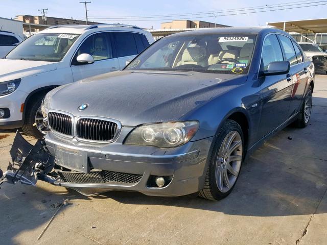 WBAHL83506DT04492 - 2006 BMW 750 I BLUE photo 2