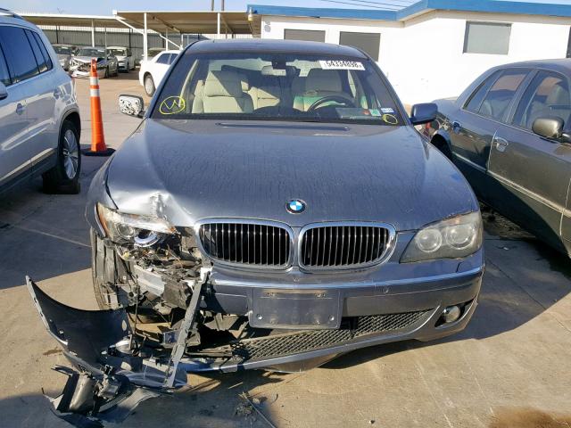 WBAHL83506DT04492 - 2006 BMW 750 I BLUE photo 9