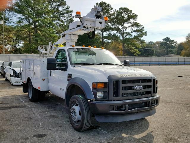 1FDAF5HR9AEB01220 - 2010 FORD F550 SUPER WHITE photo 1