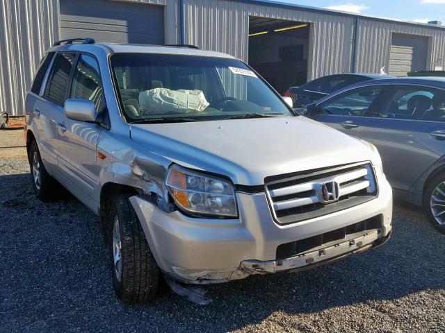 5FNYF18308B034037 - 2008 HONDA PILOT SE SILVER photo 1