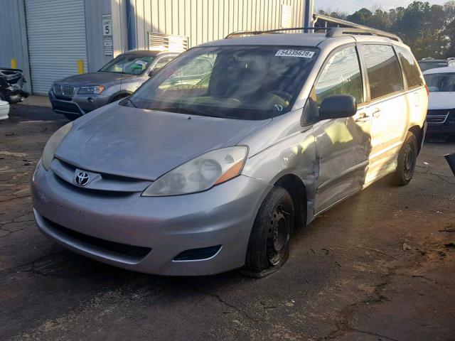 5TDZA23C96S467705 - 2006 TOYOTA SIENNA CE SILVER photo 2