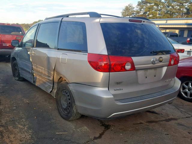 5TDZA23C96S467705 - 2006 TOYOTA SIENNA CE SILVER photo 3