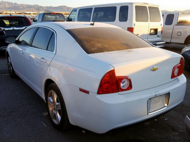 1G1ZB5EB8AF251087 - 2010 CHEVROLET MALIBU LS WHITE photo 3