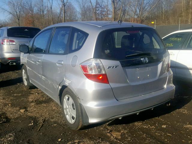 JHMGE8H38DC029715 - 2013 HONDA FIT SILVER photo 3