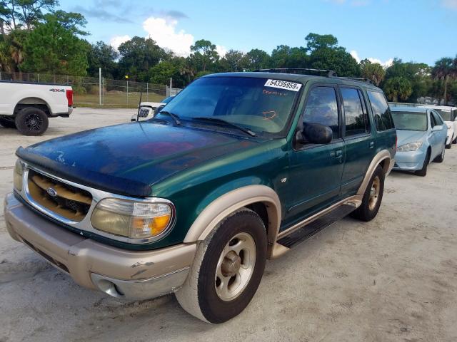 1FMZU32P6XUA10957 - 1999 FORD EXPLORER GREEN photo 2