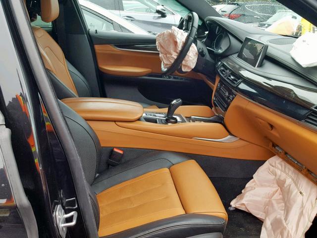 5UXKU6C51H0S82599 - 2017 BMW X6 XDRIVE5 BLACK photo 5