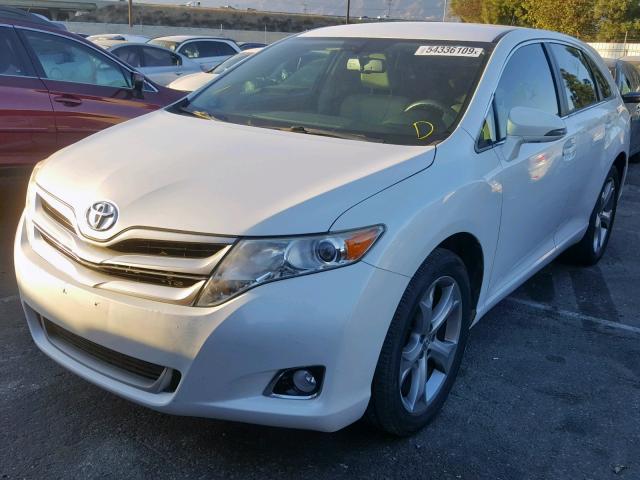 4T3ZK3BB9DU061379 - 2013 TOYOTA VENZA LE WHITE photo 2