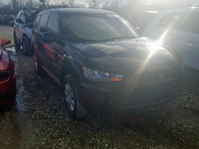 JA4AS2AW7AZ012425 - 2010 MITSUBISHI OUTLANDER BLACK photo 1