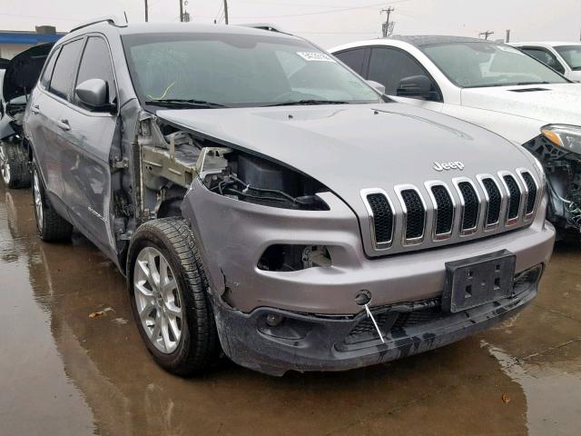 1C4PJLCB2EW323660 - 2014 JEEP CHEROKEE L SILVER photo 1