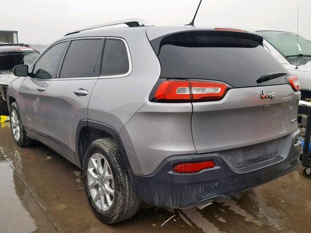 1C4PJLCB2EW323660 - 2014 JEEP CHEROKEE L SILVER photo 3