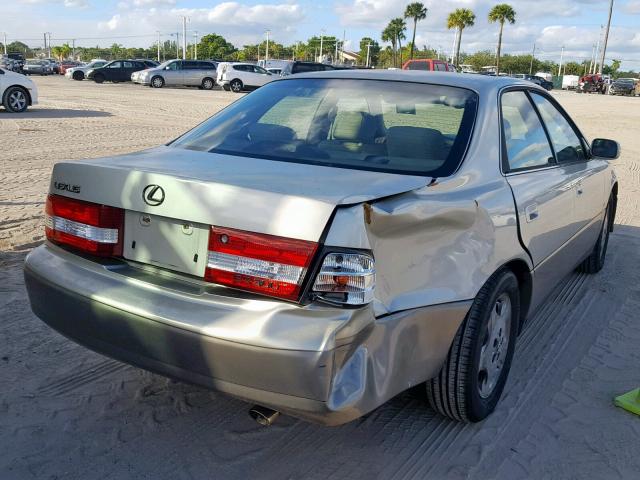 JT8BF28G510314229 - 2001 LEXUS ES 300 TAN photo 4