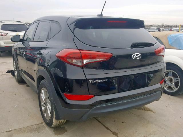 KM8J23A42GU042377 - 2016 HYUNDAI TUCSON SE BLACK photo 3