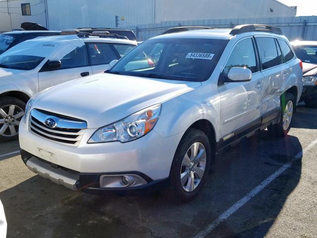 4S4BRDKC0C2300266 - 2012 SUBARU OUTBACK 3. WHITE photo 2