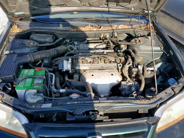 1HGCF86651A123036 - 2001 HONDA ACCORD VAL GREEN photo 7