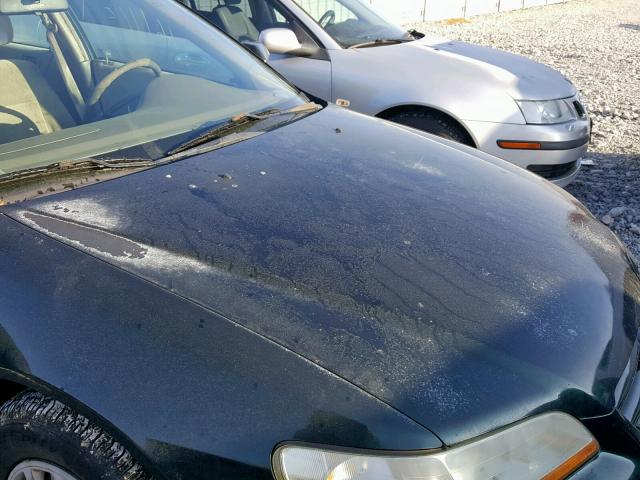 1HGCF86651A123036 - 2001 HONDA ACCORD VAL GREEN photo 9