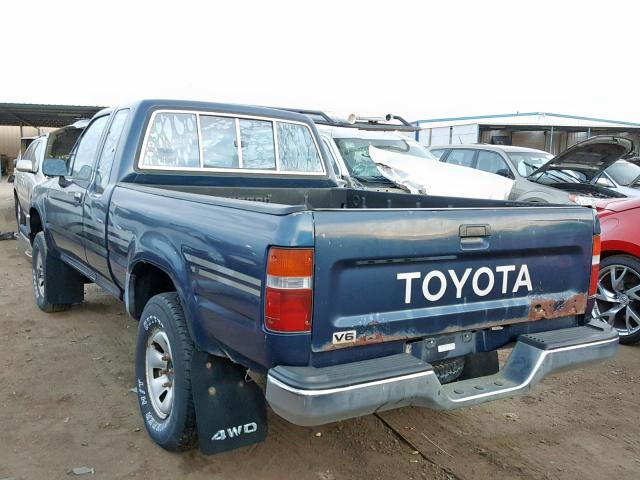 JT4VN13D2M5070426 - 1991 TOYOTA PICKUP 1/2 BLUE photo 3