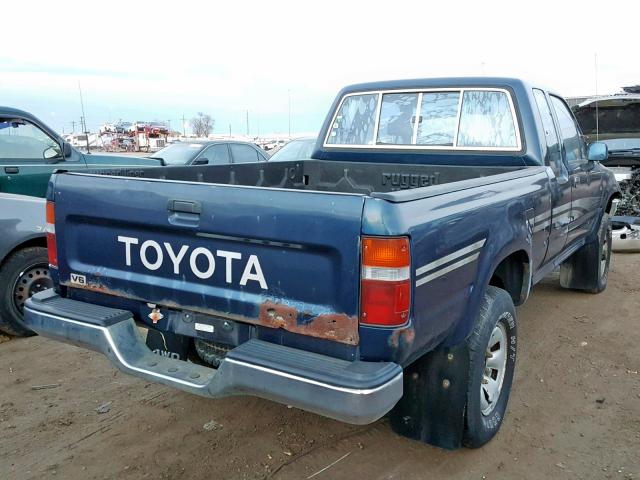 JT4VN13D2M5070426 - 1991 TOYOTA PICKUP 1/2 BLUE photo 4