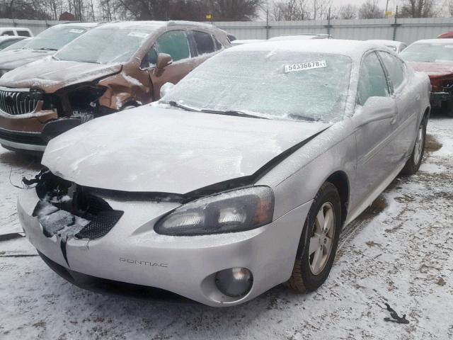2G2WP582361310444 - 2006 PONTIAC GRAND PRIX SILVER photo 2
