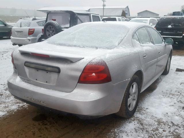 2G2WP582361310444 - 2006 PONTIAC GRAND PRIX SILVER photo 4