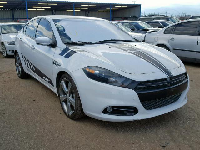 1C3CDFEB2ED683581 - 2014 DODGE DART GT WHITE photo 1