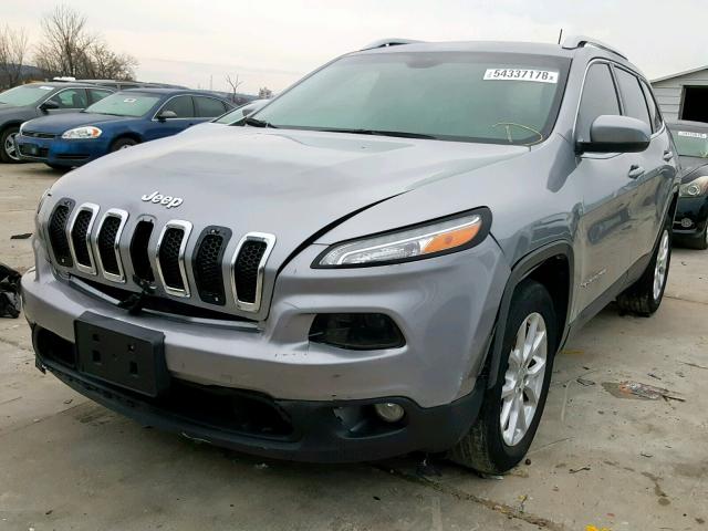 1C4PJLCB1GW293747 - 2016 JEEP CHEROKEE L SILVER photo 2