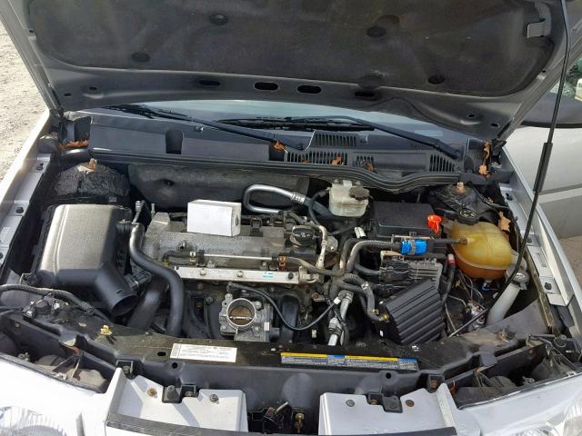 1G8AJ55F87Z132712 - 2007 SATURN ION LEVEL SILVER photo 7