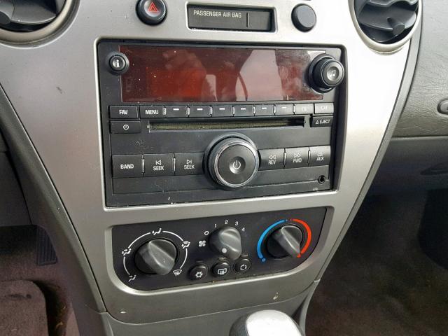 1G8AJ55F87Z132712 - 2007 SATURN ION LEVEL SILVER photo 9